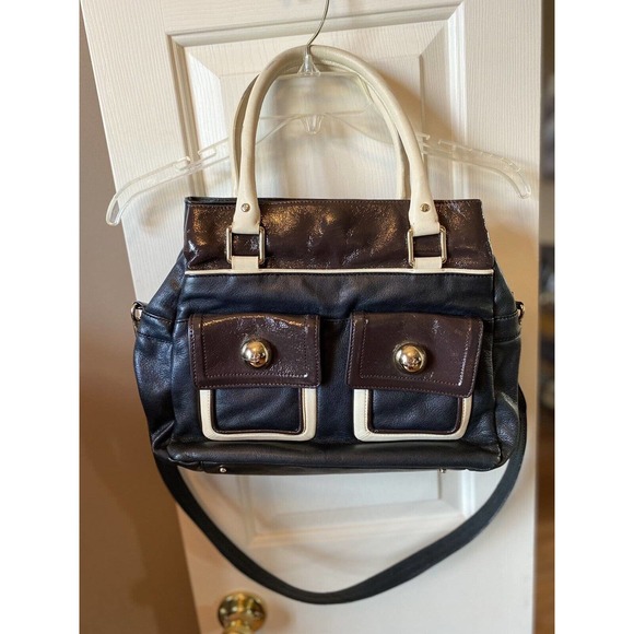 kate spade Handbags - Kate Spade Black Brown Handbag Purse Rare